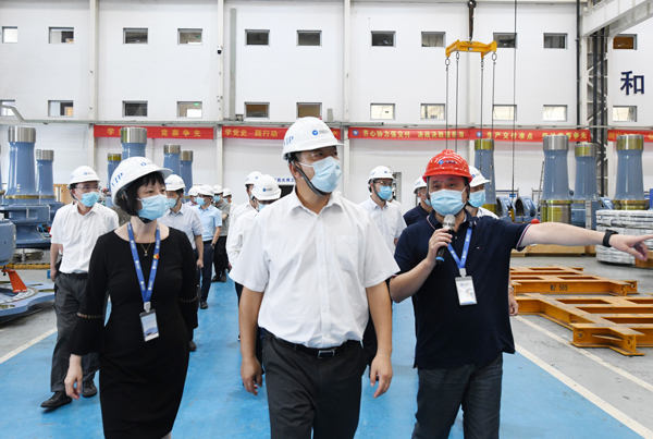 杭州市副市长柯吉欣一行调研PG电子股份