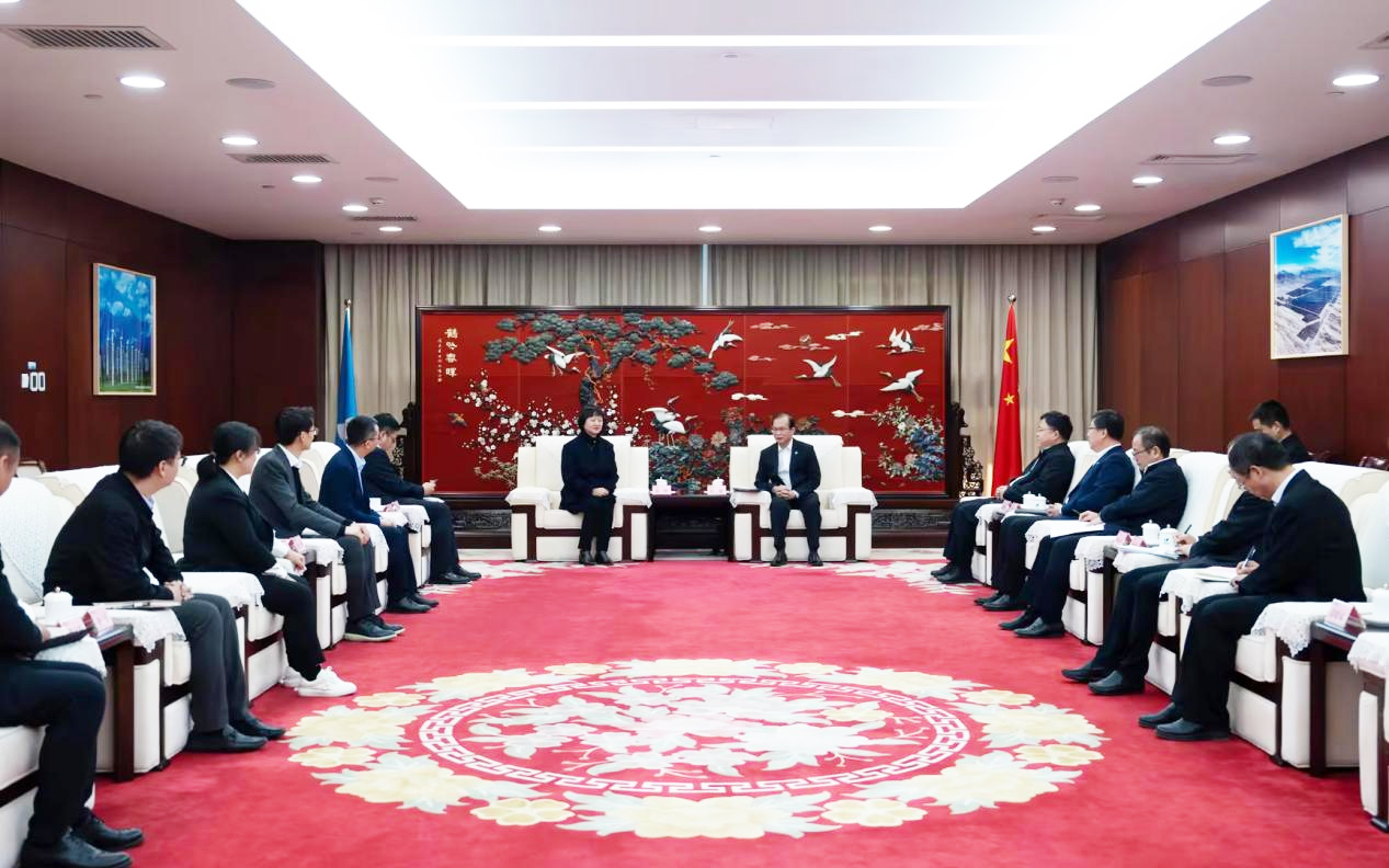 PG电子股份董事长高玲造访中国华电董事长江毅