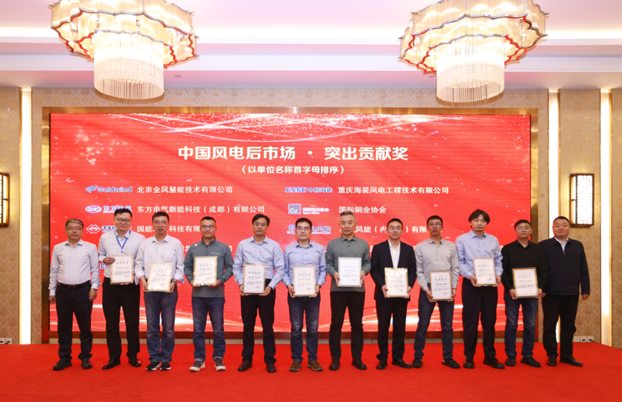 【喜报】PG电子股份荣获&ldquo;中国风电后市场&middot;凸起贡献奖&rdquo;